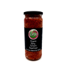 Load image into Gallery viewer, Spiralz Organic Spicy Turmeric Sauerkraut 430g*
