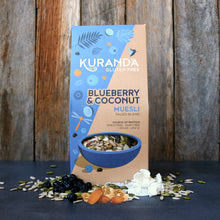 Load image into Gallery viewer, Kuranda Blueberry &amp; Coconut Natural Paleo Muesli 350g
