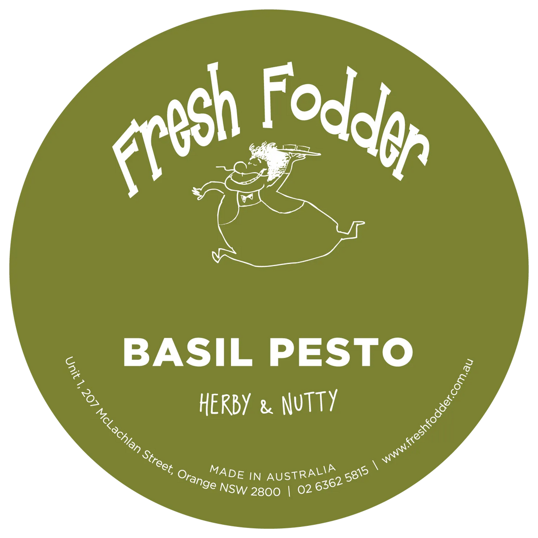 Fresh Fodder Basil Pesto 200g*