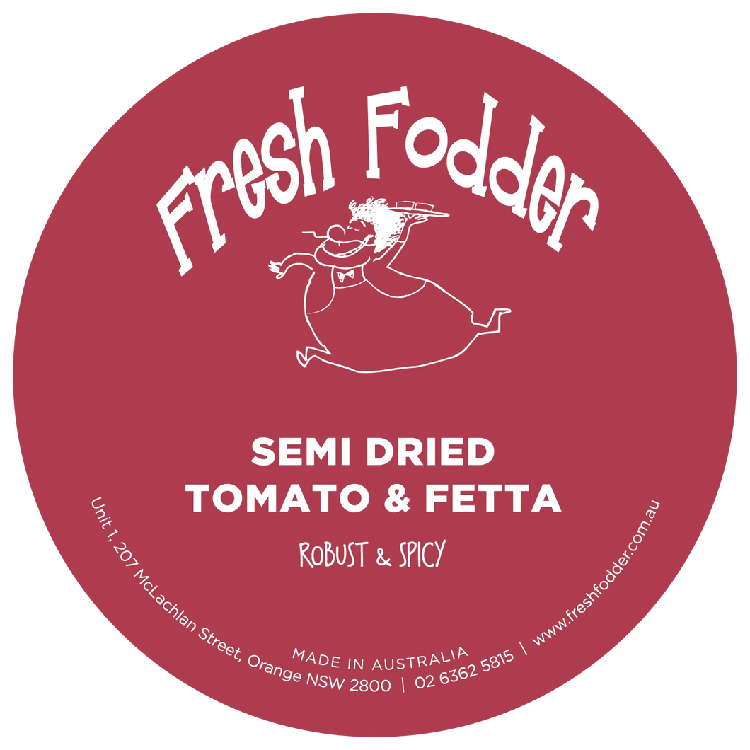 Fresh Fodder Semi Dried Tomato & Fetta 200g*