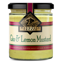 Load image into Gallery viewer, Maxwells Gin and Lemon Mustard 200g

