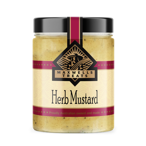 Maxwells Herb Mustard 190g