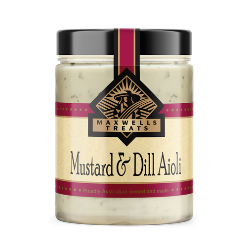 Maxwells Mustard & Dill Aioli - 190gm