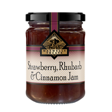 Load image into Gallery viewer, Maxwells Strawberry Rhubarb &amp; Cinnamon Jam 250g
