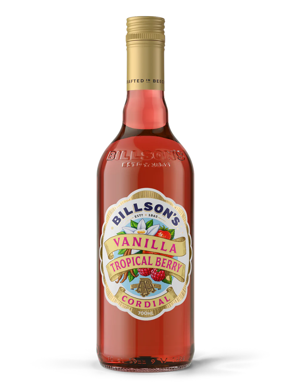 Billson's Vanilla Tropical Berry Cordial 700ml