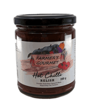 Load image into Gallery viewer, Farmers Gourmet Hot Chilli Relish 280g
