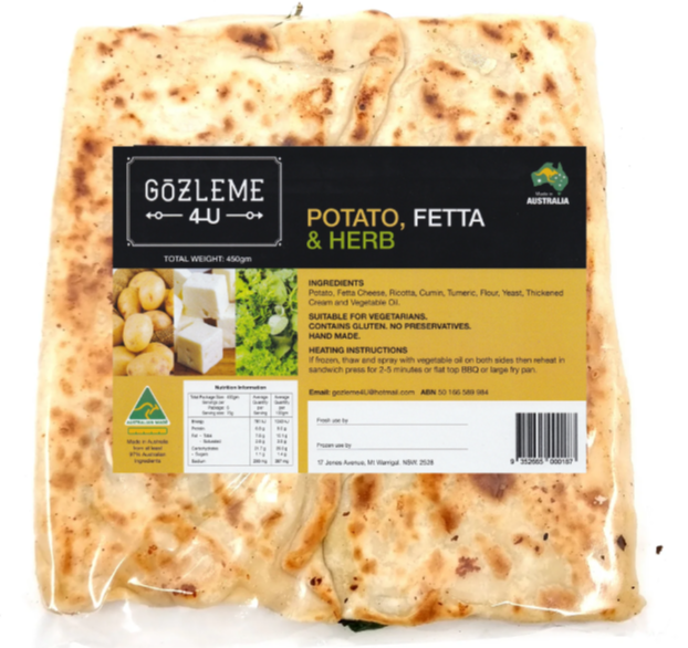 Gozleme Potato, Fetta & Herb** Flavours Group