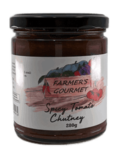 Load image into Gallery viewer, Farmers Gourmet Spicy Tomato Chutney 280g
