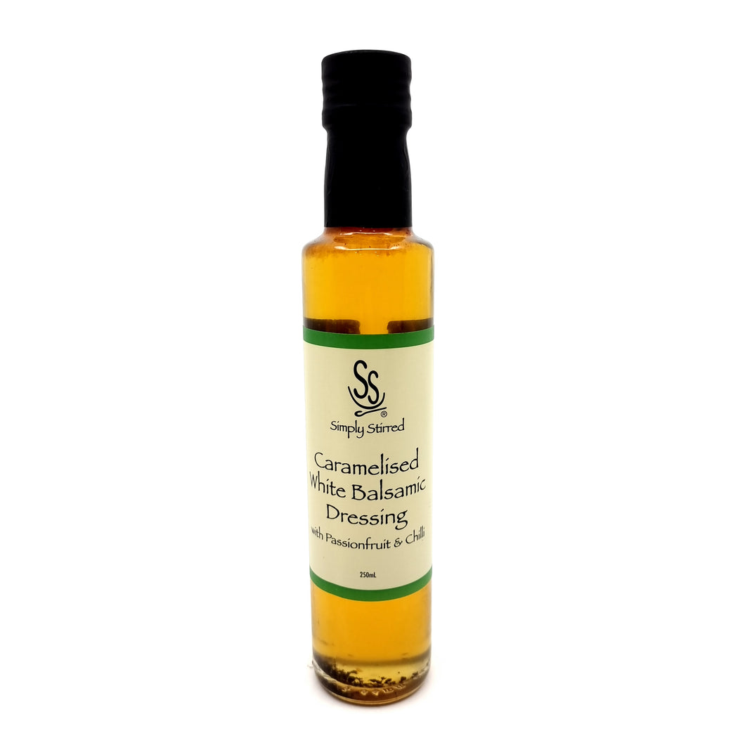 Simply Stirred Caramelised White Balsamic with Passionfruit & Chilli - 250ml