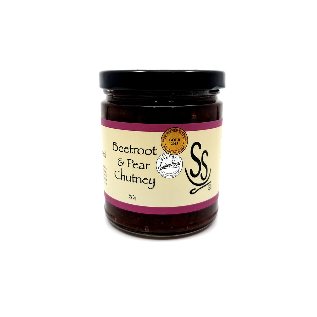 Simply Stirred Beetroot & Pear Chutney 270g