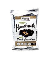 Load image into Gallery viewer, APSC Dark Chocolate Coated Hazelnuts 250g
