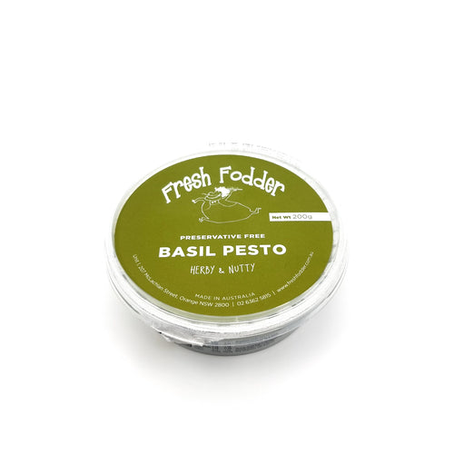 Fresh Fodder Basil Pesto