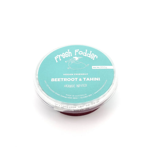 Fresh Fodder Beetroot & Tahini