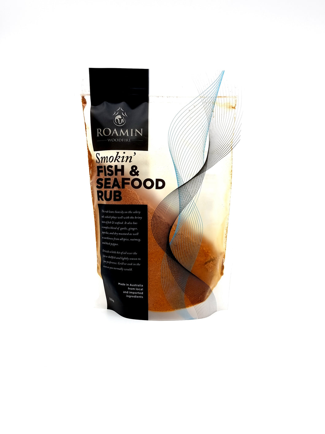 Roamin Woodfire Fish & Seafood Rub 325g