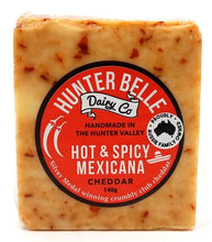 Load image into Gallery viewer, Hunter Belle Hot &amp; Spicy Mexicana Cheddar 140g*
