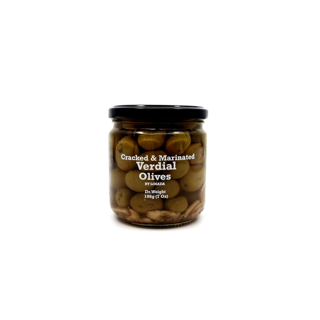 La Boqueria Losada Verdial Cracked & Marinated Olives 198g