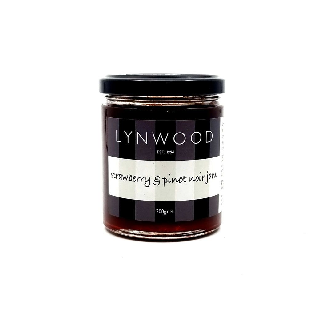 Lynwood Strawberry & Pinot Noir Jam 200g