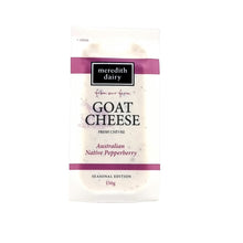 Load image into Gallery viewer, Meredith Pepperberry Goats Cheese 150g*
