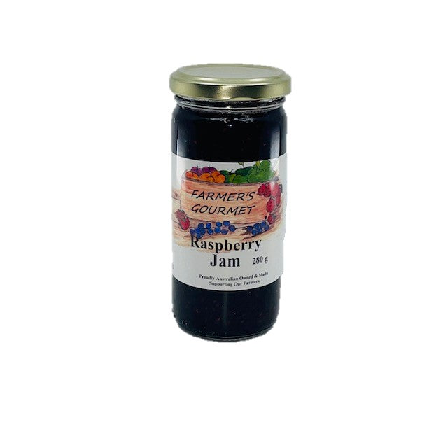 Farmers Gourmet Raspberry Jam 280g Flavours Group