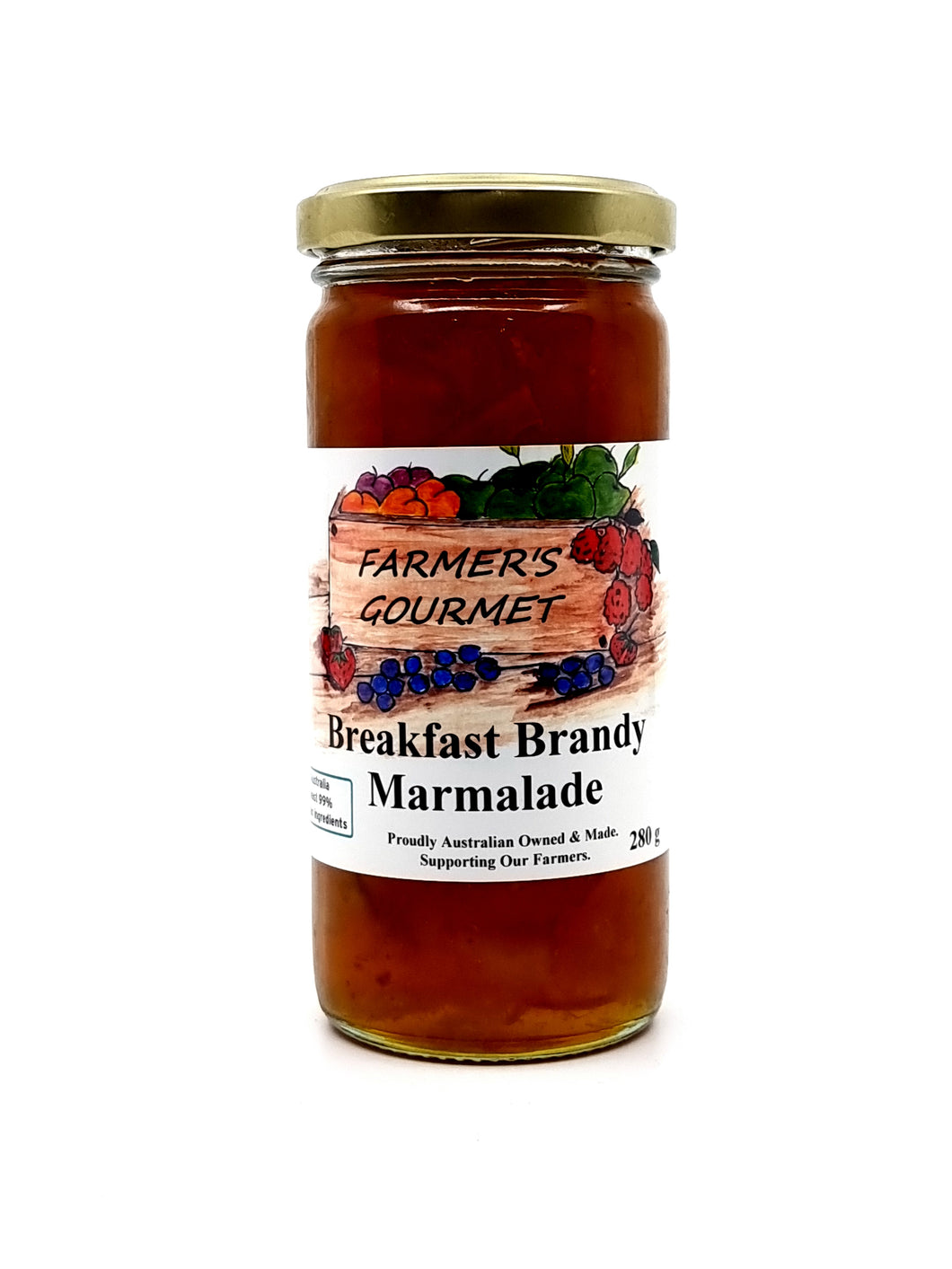 Farmers Gourmet Breakfast Brandy Marmalade 280g