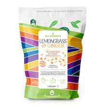 Load image into Gallery viewer, Tea Journeys Lemongrass &amp; Ginger Loose Leaf Pack
